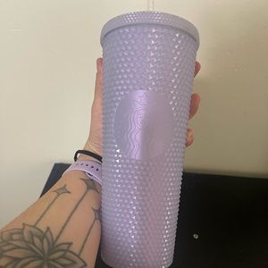 Starbucks iridescent white tumbler